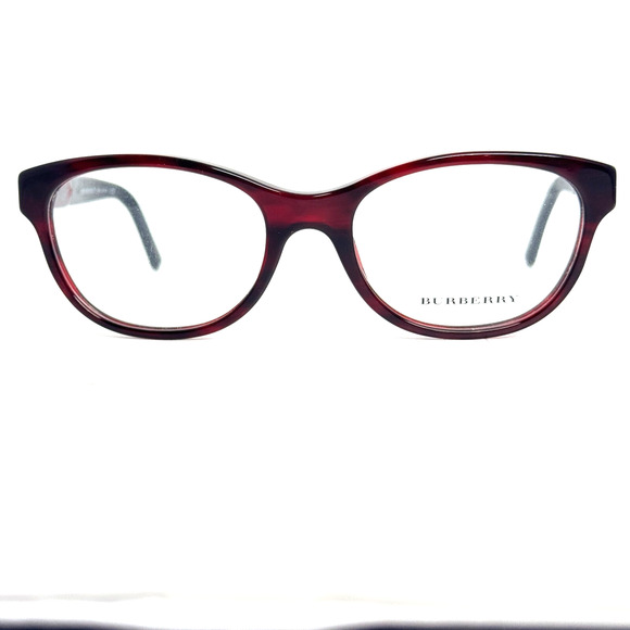 Burberry B 2151 3322 Eyeglasses Frames 52/18/140 Made in Italy Authentic H17185 - Picture 1 of 7